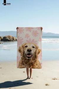 Marte Home DOG -  DOG ​​PRINTED BEACH TOWEL - 75x150 CM - Image 2