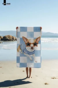 Marte Home DOG -  DOG ​​PRINTED BEACH TOWEL - 75x150 CM - Image 2
