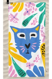 Marte Home Colorful Printed Beach Towel - 75x150 CM - Image 3