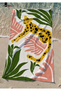 Marte Home Colorful Printed Beach Towel - 75x150 CM