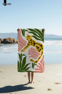Marte Home Colorful Printed Beach Towel - 75x150 CM - Image 2