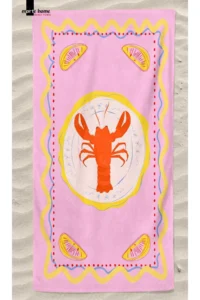 Marte Home Colorful Printed Beach Towel - 75x150 CM - Image 3