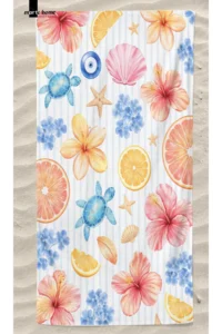 Marte Home SUMMER - Colorful Printed Beach Towel - 75x150 CM - Image 3