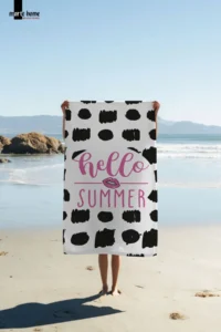 Marte Home Hello Summer P - Printed Beach Towel - Image 2