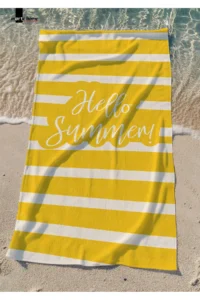 Marte Home Hello Summer s - Printed Beach Towel