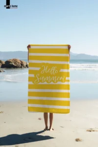 Marte Home Hello Summer s - Printed Beach Towel - Image 2