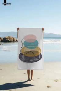 Marte Home Abstra 3 Beach Towel - Image 2