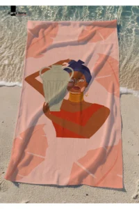 Marte Home African Women m - Printed Beach Towel