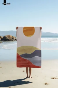 Marte Home View 2 - Printed Beach Towel - Image 2