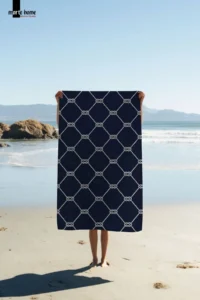 Marte Home Rope - Halat MARINE pattern Printed Beach Towel - Image 2