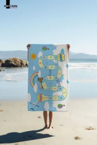 Marte Home Kids Oyun Patterned Beach Towel - Image 2