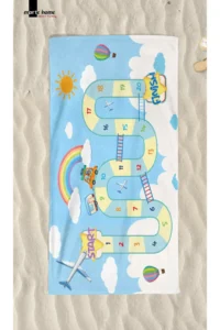 Marte Home Kids Oyun Patterned Beach Towel - Image 3