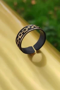 The Collection Roma pattern Model Adjustable Iki Color Ring - Image 3