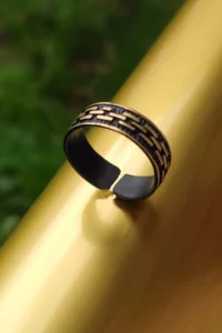 The Collection Roma pattern Model Adjustable Iki Color Ring - Image 5