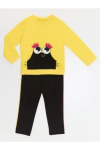 Denokids Eyebrow Girls' Tracksuit Set - Image 3