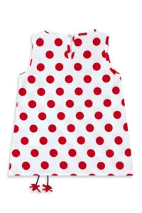 Denokids Polka Dot Lily Girl's Summer T-shirt Tunic Tights Set - Image 4