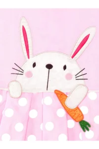Denokids Carrot Crazy Girls' Pink Dress - Image 5