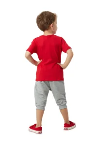 Denokids Kahkaha Boys' T-Shirt Capri Shorts Set - Image 2