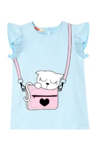 Denokids Kitty Girls' Tunic Leggings Set in Bag - Image 5