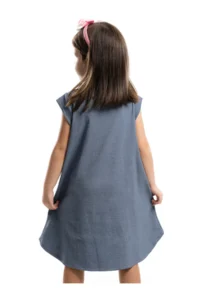 Denokids Pink Giraffe Girls' Dress+Headband - Image 2