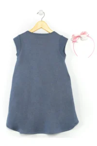 Denokids Pink Giraffe Girls' Dress+Headband - Image 4