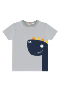 Denokids Zipper Dino Boy's Summer T-shirt Capri Shorts Set - Image 5