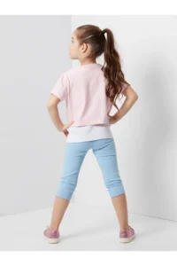 Denokids Life Is Fun Girls' T-Shirt Leggings Set - Image 2