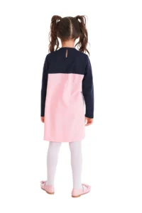 Denokids sequined Catcorn Girls' Pink Long Sleeve Dress - Image 2