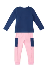Denokids Cute Fox Girls' Rahat T-Shirt Pants Set - Image 4