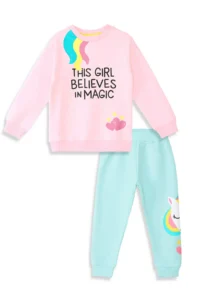 Denokids Girl Magic Girls' Tracksuit Set - Image 4