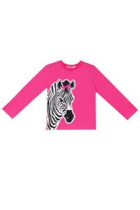 Denokids Zebra Fashion Girl's Winter T-shirt Trousers Set - Image 5