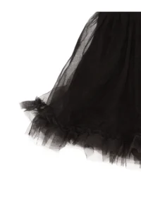 Denokids Girl's Eid Black Tulle Tutu Polka Dot Dress - Image 6