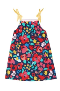 Denokids Bahar Floral Girls' Dress - Image 3