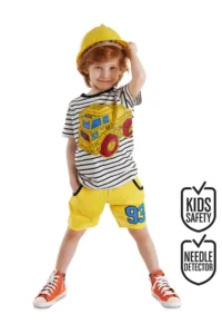 Denokids 93 Truck Boys' T-Shirt Shorts Set