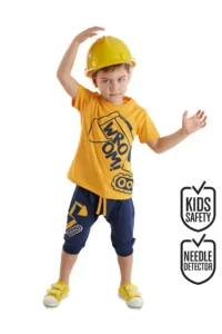 Denokids Scoop Boys' T-Shirt Capri Shorts Set