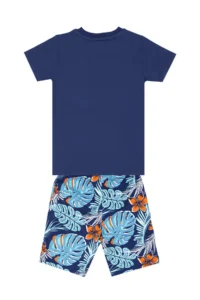 Denokids Surfer Croco Boys' T-Shirt Shorts Set - Image 4
