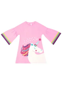 Denokids Unicorn Star Girls' Dress - Image 3