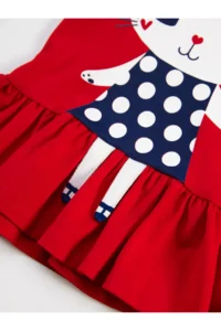 Denokids Denizci Kedi Girls' Tunic Leggings Set - Image 4