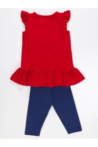 Denokids Denizci Kedi Girls' Tunic Leggings Set - Image 8