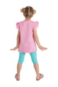 Denokids Surprise Rabbit Girls' Tunic Leggings Set - Image 2