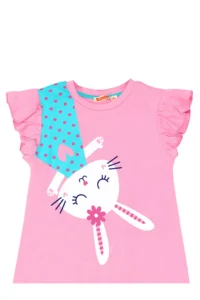 Denokids Surprise Rabbit Girls' Tunic Leggings Set - Image 5