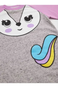 Denokids Unicorn Fox Girls' Dress - Image 5