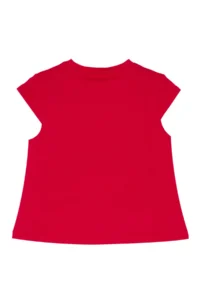 Denokids Balerin Zebra Girls' T-Shirt Shorts Set - Image 6