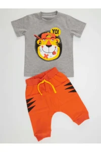 Denokids Yo Kaplan Boys' T-Shirt Capri Shorts Set - Image 3