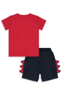 Denokids Cool Dino Boys' Summer T-Shirt Shorts Set - Image 4