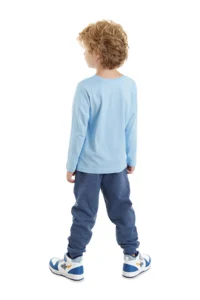 Denokids Helicopter Boy's Long Sleeve T-shirt Trousers Set - Image 2
