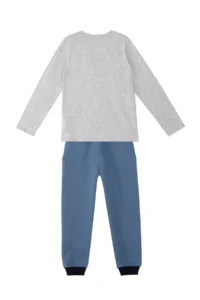 Denokids Construction Machinery Boy's Long Sleeve T-shirt Trousers Set - Image 4