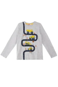 Denokids Construction Machinery Boy's Long Sleeve T-shirt Trousers Set - Image 5