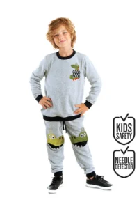 Denokids Croco Boys' Tracksuit Set