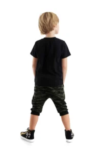 Denokids Woof Boys' T-Shirt Capri Shorts Set - Image 2